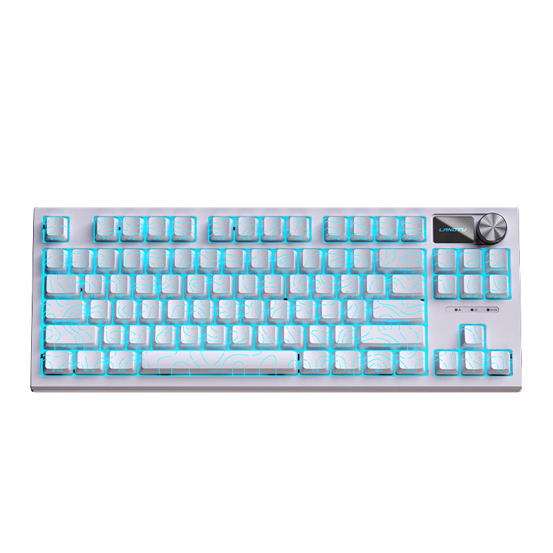 Langtu LT84 Tri-Mode Bluetooth Mechanical Keyboard for Office Gaming