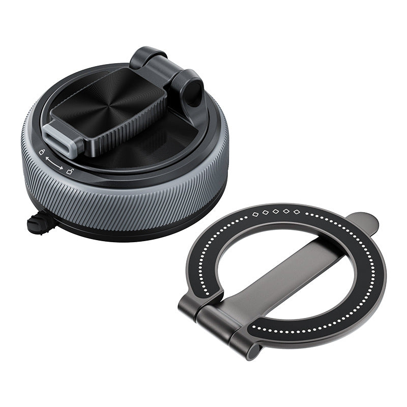 Split-Type Magnetic Metal Phone Stand for Car and Desktop