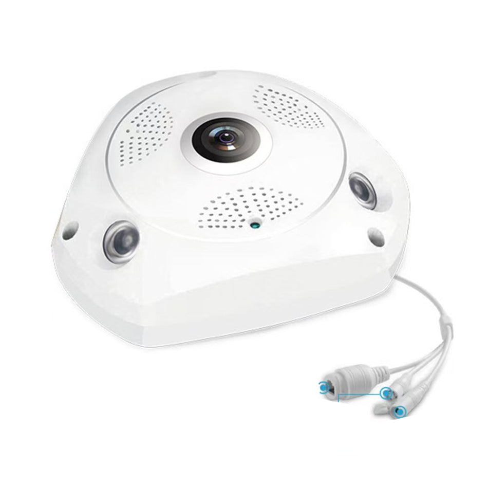 360° Panoramic Indoor HD Surveillance Camera for Home Monitoring