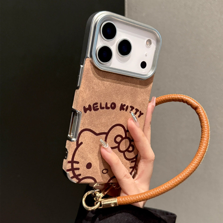 Lambskin Style Bracelet Phone Case for iPhone 17 Pro Max