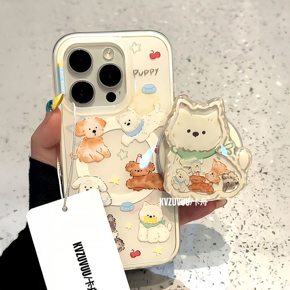 Running Graffiti West Highland Anti-Drop Case for iPhone 17