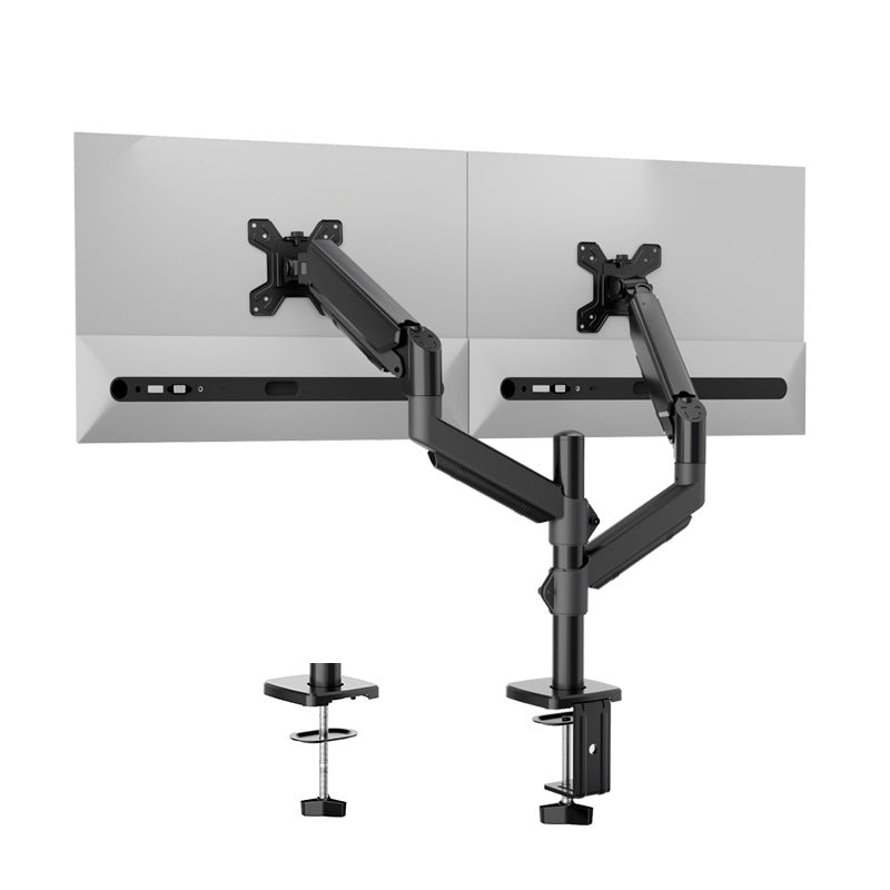 Dual-Screen Gas Spring Monitor Stand for 13–32 Inch Screens