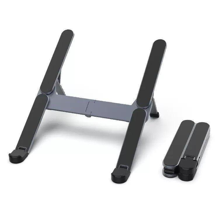 Folding Aluminum Alloy Laptop Stand with Adjustable Cooling Support