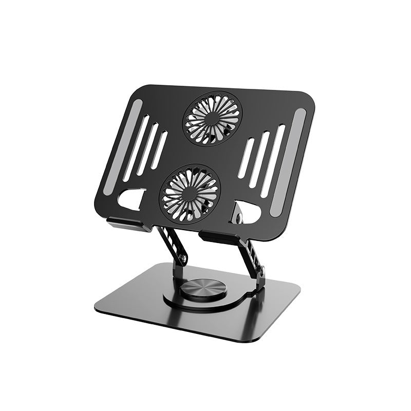 Aluminum Alloy Laptop Cooling Stand with Rotating Height Adjustment