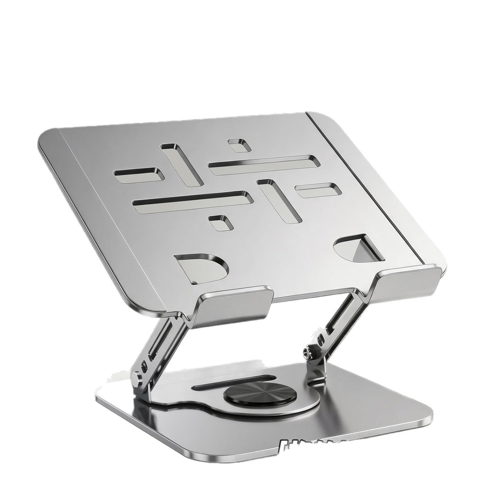 Carbon Steel Rotating Foldable Laptop Stand with Cooling Support