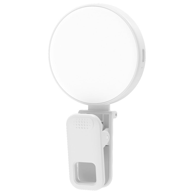Rechargeable Clip-On Mobile Phone Camera Fill Light for Selfies
