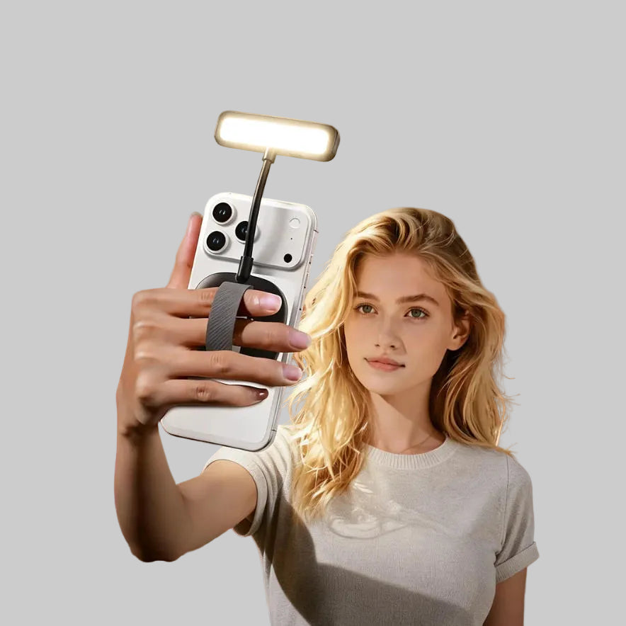 Flexible Magnetic LED Fill Light for Phone Live Streaming