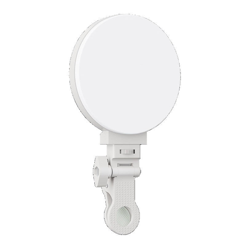 Rechargeable Clip-On Fill Light for Phone Selfies and Live Video