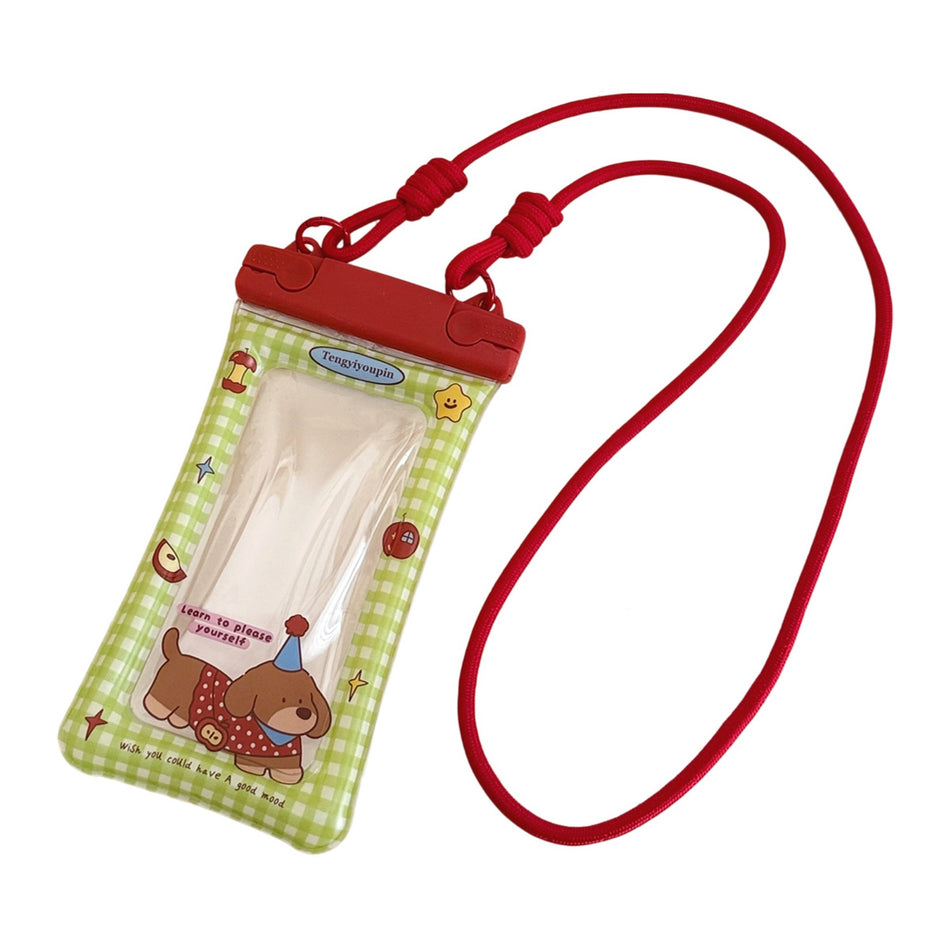 Cartoon Waterproof Phone Bag with Floating Touch Screen Case
