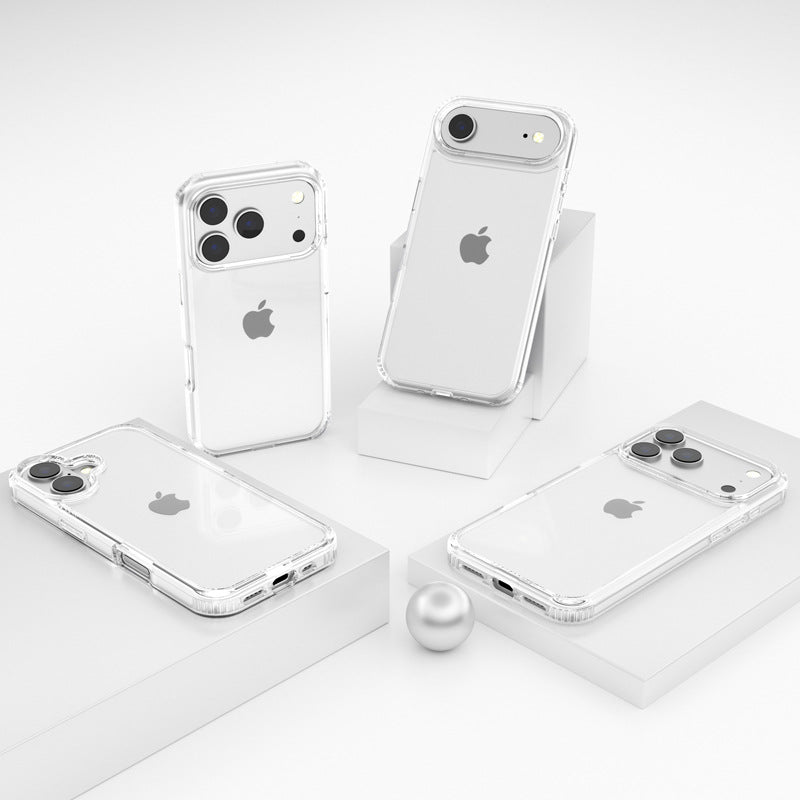 Clear Acrylic Anti-Fall Protective Phone Case for iPhone 17 Pro