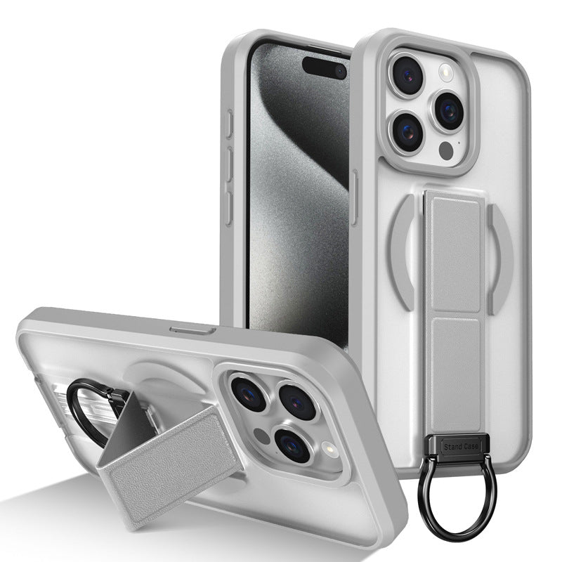 Magnetic Anti-Fall Phone Case with Invisible Foldable Ring Stand