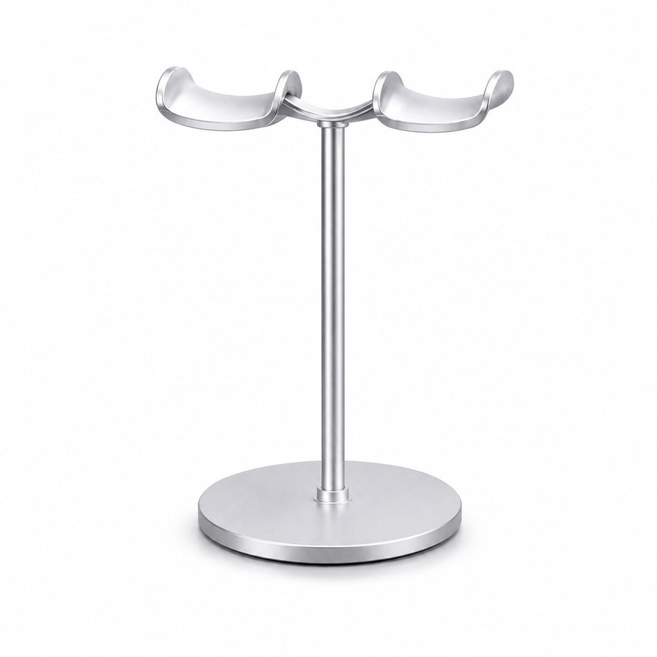 Double Headphone Stand Metal Dual Hook Desktop Storage Rack