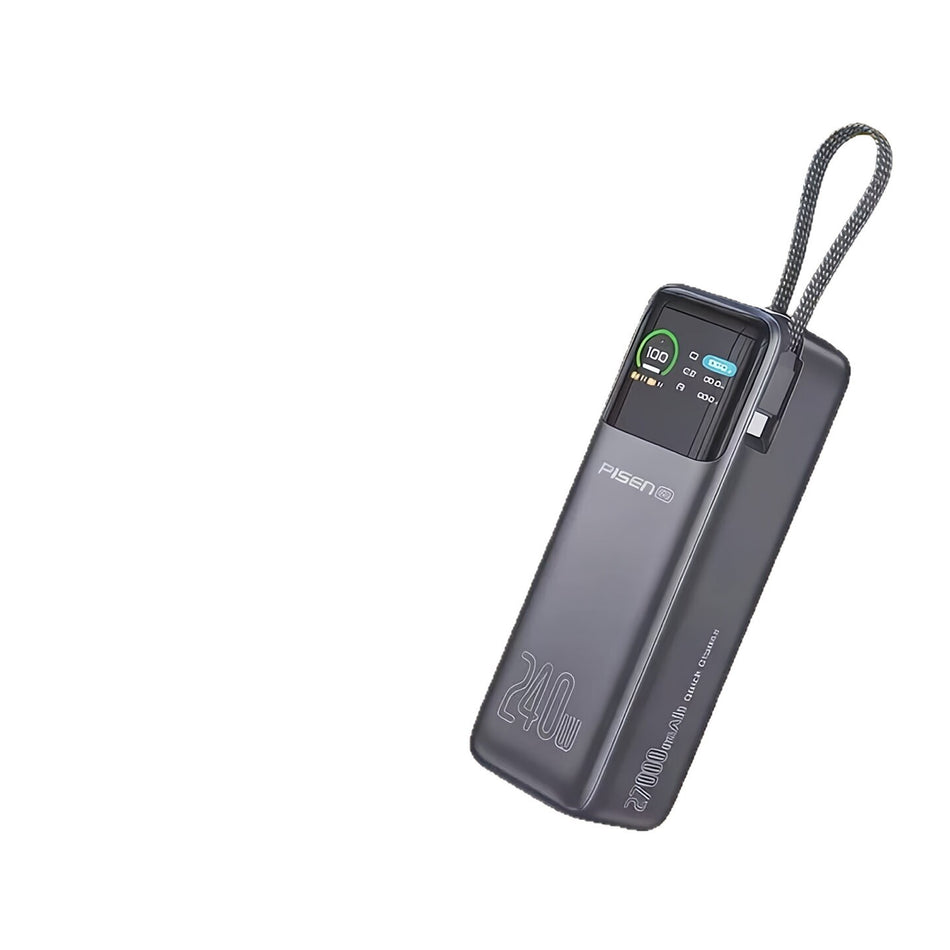 Pinsheng 240W Power Bank 27000mAh Self-Wired Notebook Charger