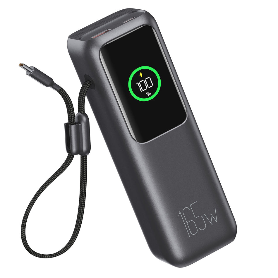 165W Dual Self-Wired Notebook Power Bank 27000mAh