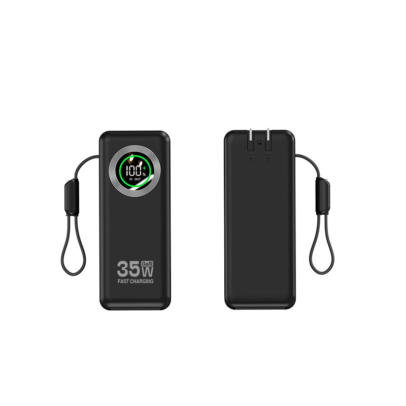 20000mAh 35W Fast Charging Notebook Power Bank with AC Plug