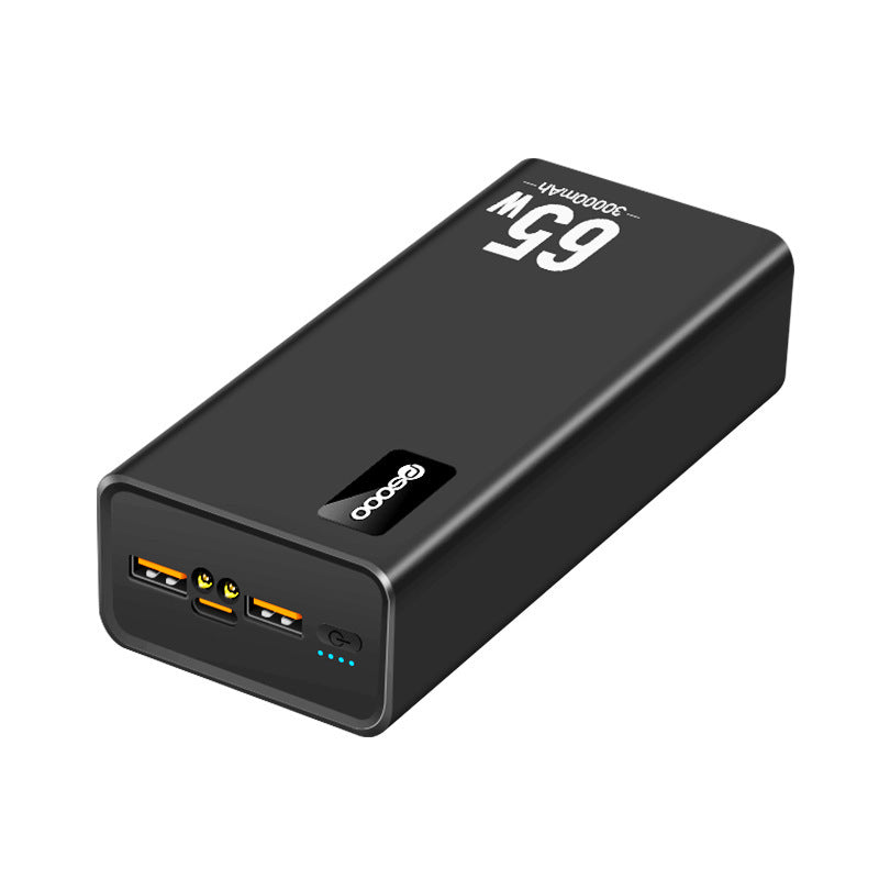 65W PD 30000mAh Laptop Power Bank with Two-Way Charging