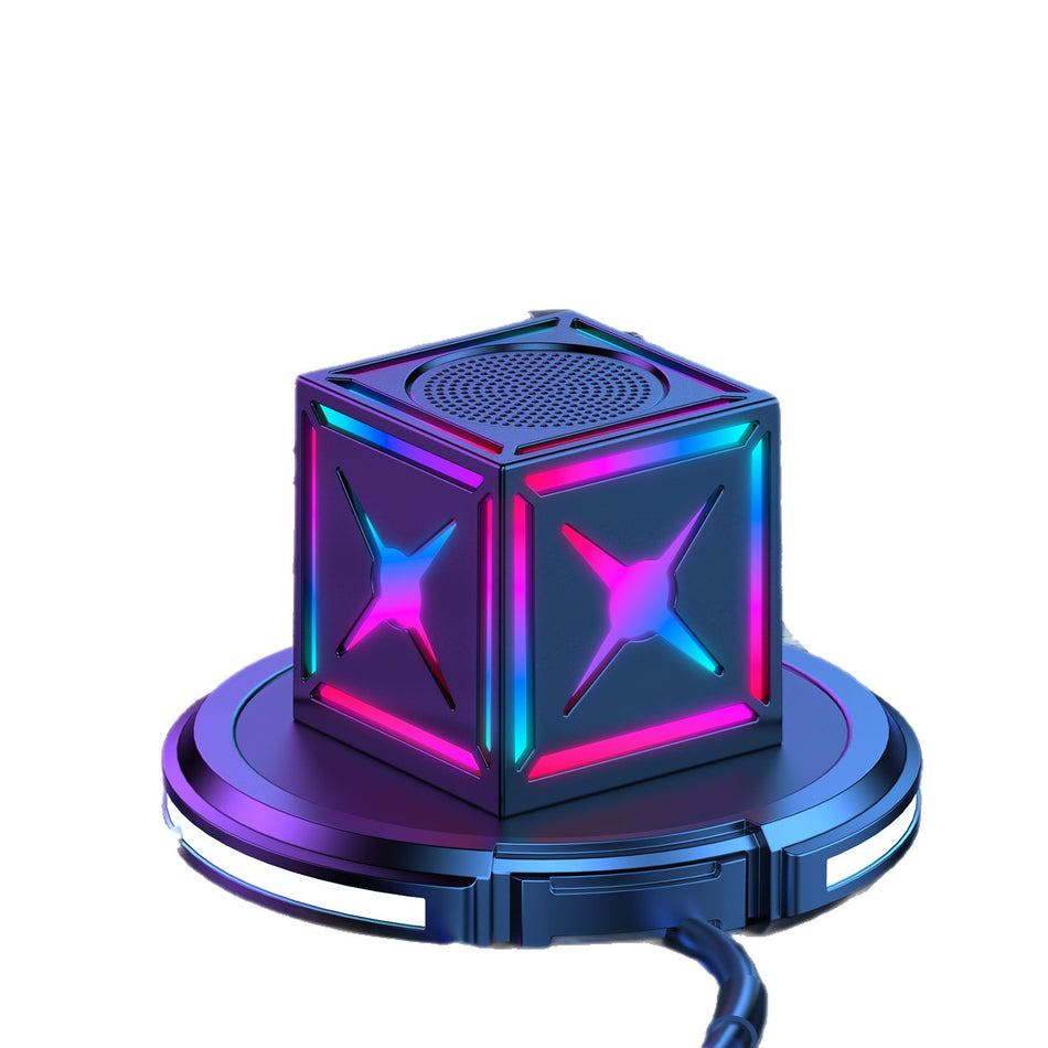RGB Heavy Bass Bluetooth Speaker with Cool Lighting Effects