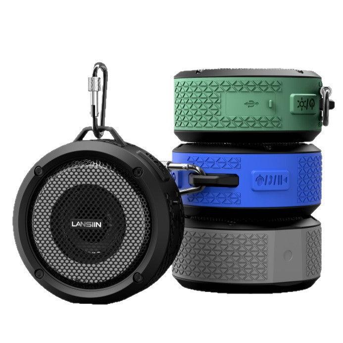 IPX7 Waterproof Bluetooth Speaker with RGB Lights and 5W Audio