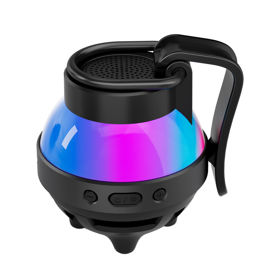 Grenade Shape Bluetooth Speaker with RGB Lights and Mini Bass