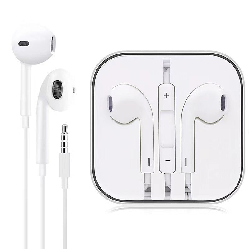 Wired In-Ear Headphones with Mic, Stereo Sound and In-Line Control