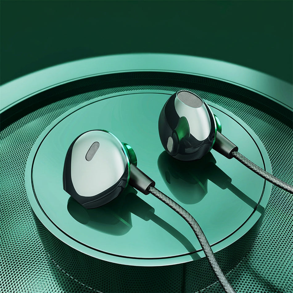 Heavy Bass In-Ear Headphones with Mic and 3.5mm Control