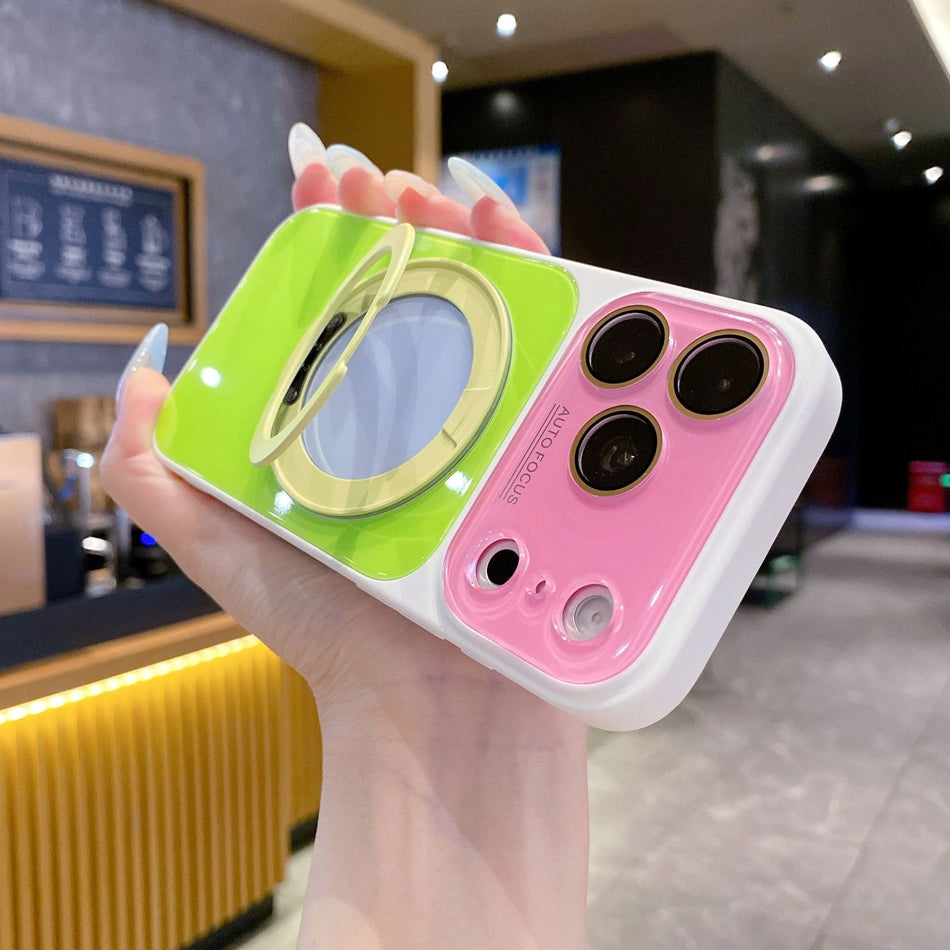 iPhone 18 Pro Max 360 Rotating Protective Case with Lens Film