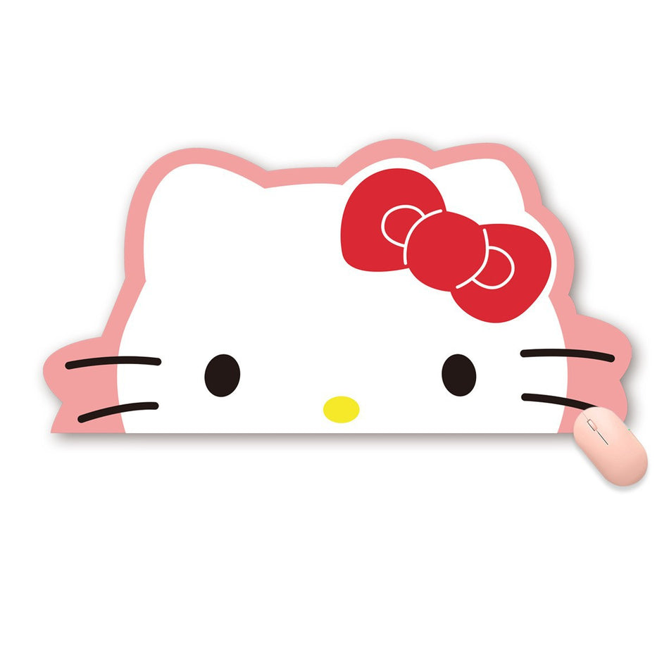 Hello Kitty Pink Cartoon Mouse Pad Oversized Girls' Desk Mat