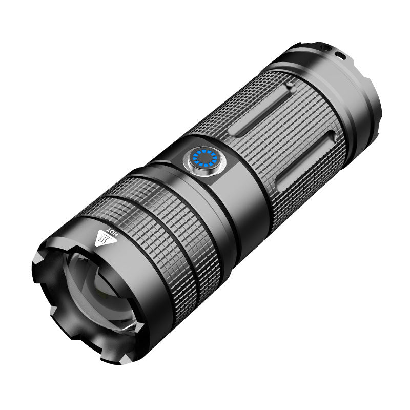 Ultra-Bright Rechargeable Flashlight Long-Range Outdoor Zoom Light