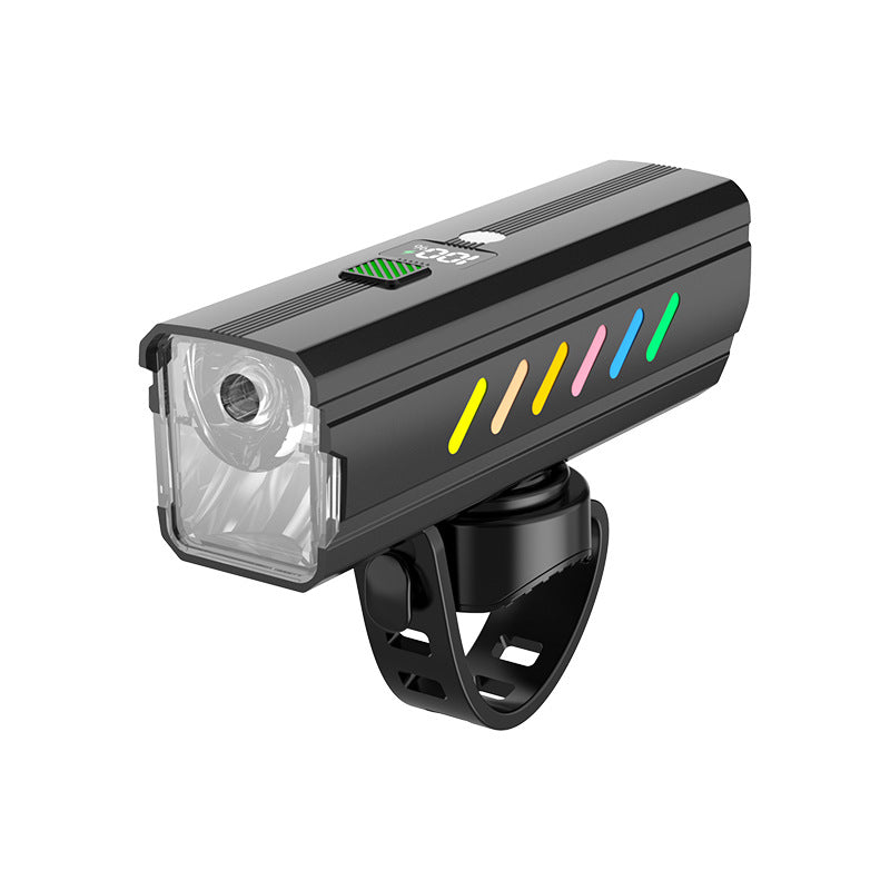 High-Brightness Bicycle Light with Digital Display and Smart Sensor