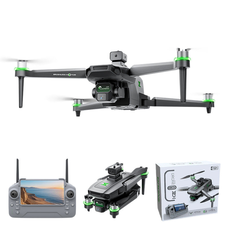 ZH8 Brushless Drone with Screen Remote, HD Aerial Photography