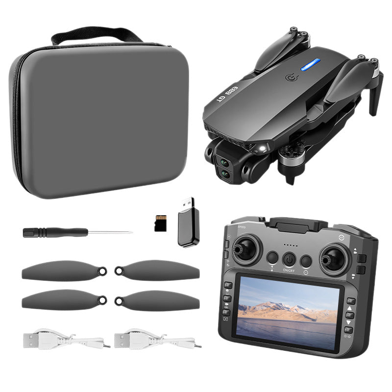 E88GT Drone with Large-Screen Remote, Brushless Motor and Dual Camera