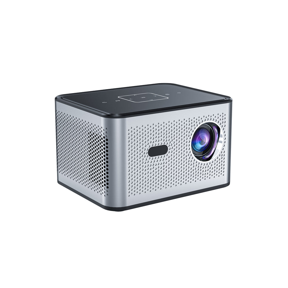 Portable 4K Projector with HD TV Signal Reception for Home Use