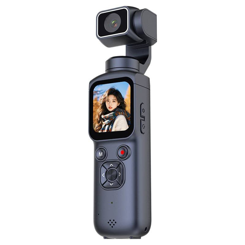 4K Pocket Gimbal Camera with Anti-Shake WiFi Video Transmission