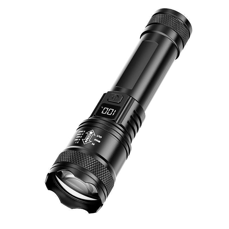 Rechargeable Outdoor Flashlight with Strong Light and Long Battery