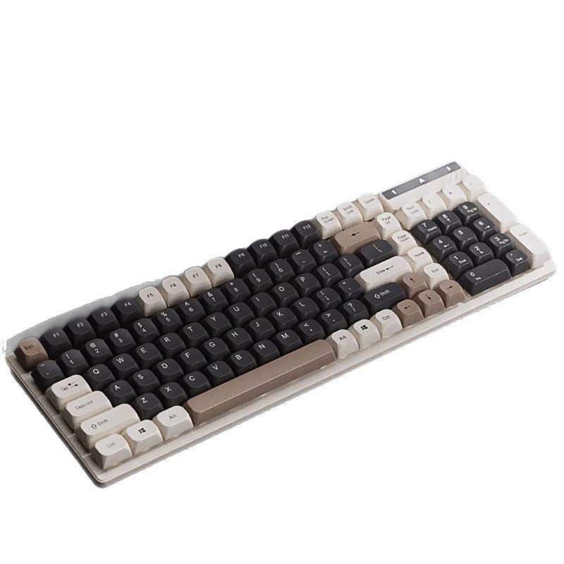 Wired Keyboard and Mouse Set with Quiet Design for Gaming