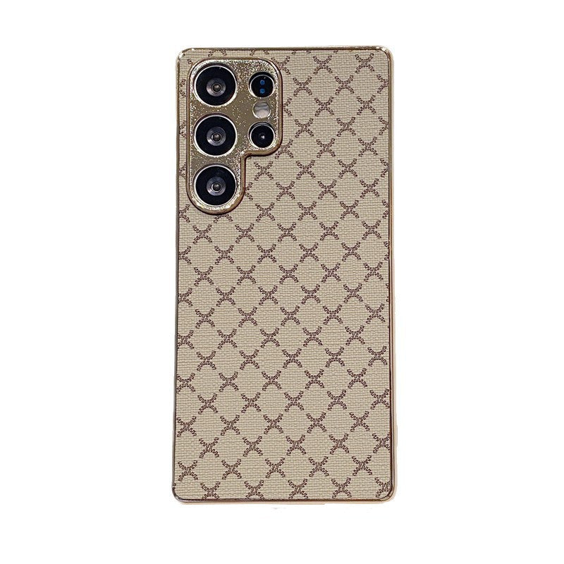Samsung S26 Ultra Plaid Leather Two-in-One Phone Case