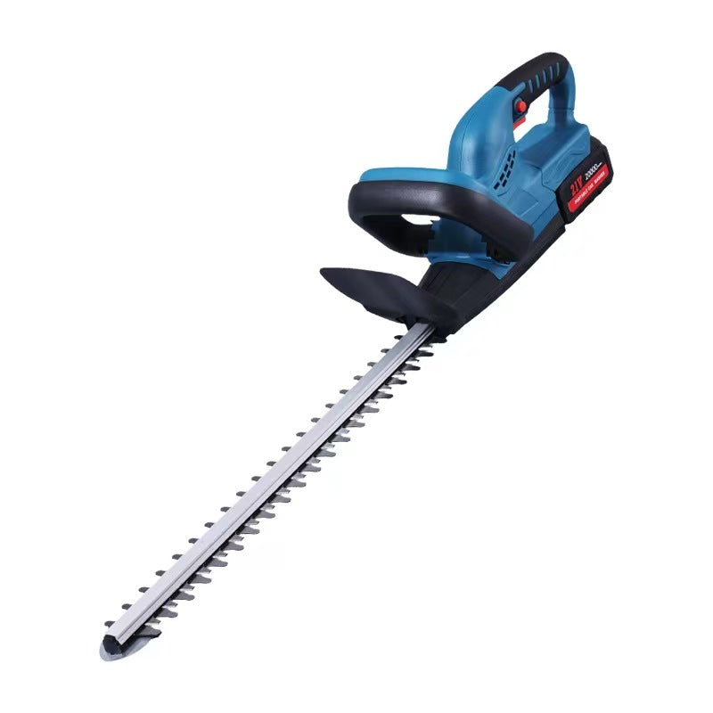 Cordless Brushless Hedge Trimmer with Double-Edged Cutting Blades