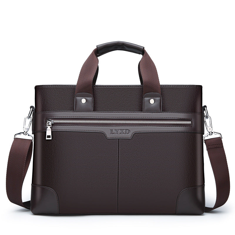 Men's 14-Inch Business Laptop Briefcase Travel Shoulder Crossbody