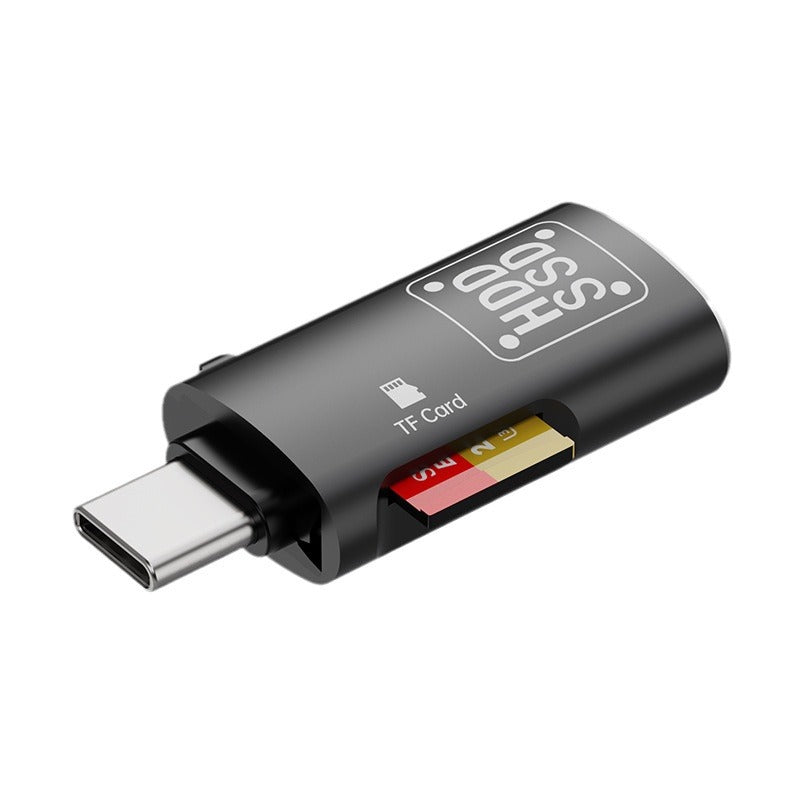Zinc Alloy Type-C Mini TF Card Reader OTG Adapter