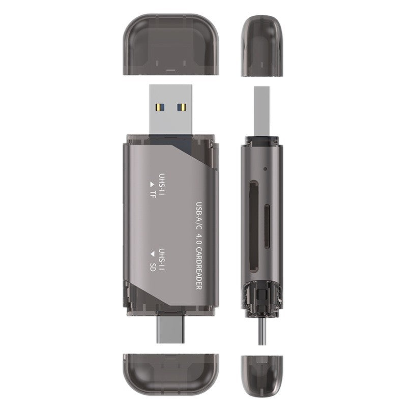 Type-C USB 4.0 UHS-II TF SD Memory Card Reader