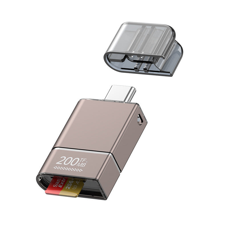 Type-C TF Card Reader High-Speed Camera Memory Card Adapter