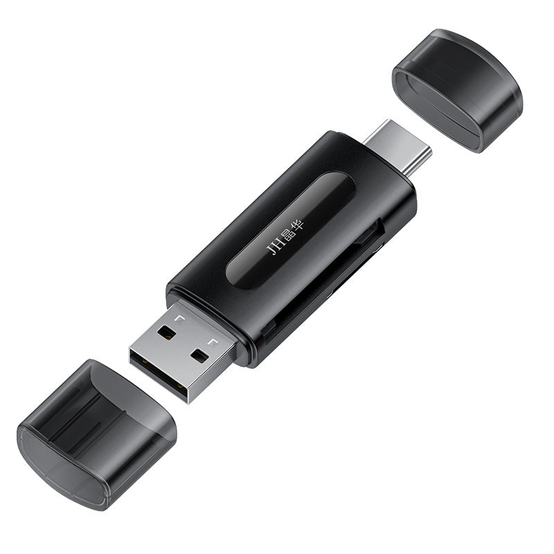 Mini Type-C OTG Two-in-One SD TF Card Reader for Android