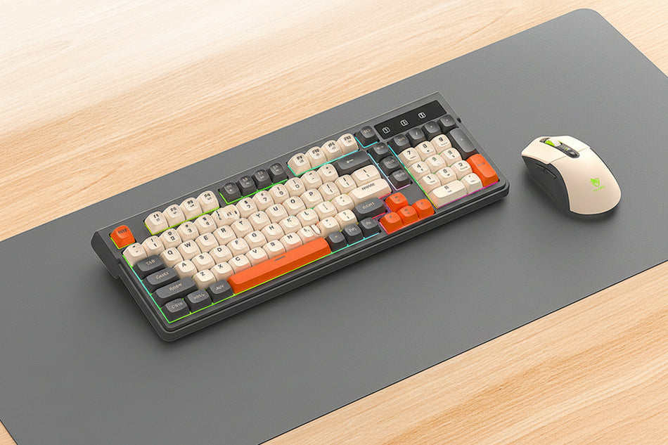 T-WOLF TF300 Wireless Bluetooth Gaming Keyboard and Mouse Set