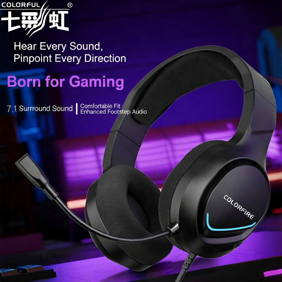 Colorful H800 Gaming Headset with Microphone for PC and Laptop