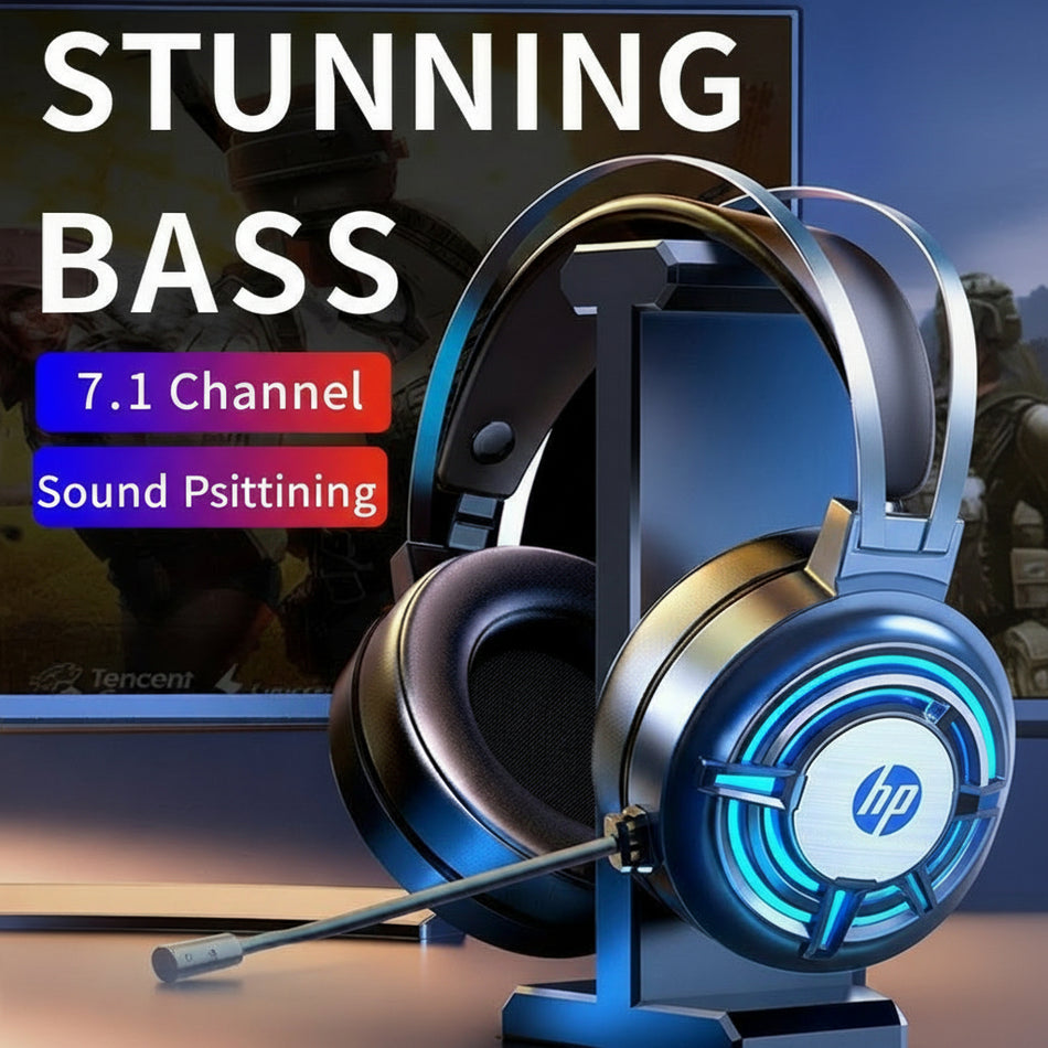 HP H120G Over-Ear 7.1 Gaming Headset with Mic and Noise Canceling