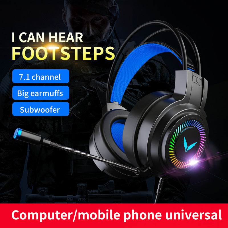 G60 Wired 7.1 Channel E-Sports Gaming Headset for PC