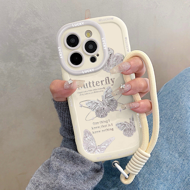 Butterfly Case with Lanyard for iPhone 17 Pro Max and 15 Pro