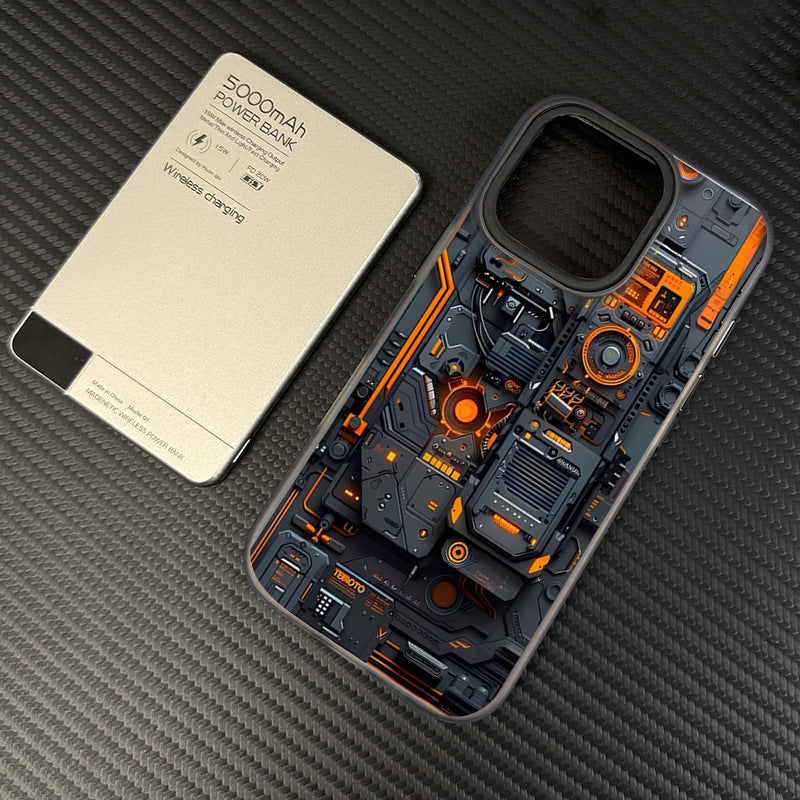 Mechanical Magnetic Anti-Fall Phone Case for Apple 17 Pro Max
