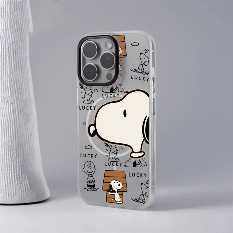 Cute Magnetic Anti-Drop Phone Case for Apple 17 Pro and 16 Pro Max