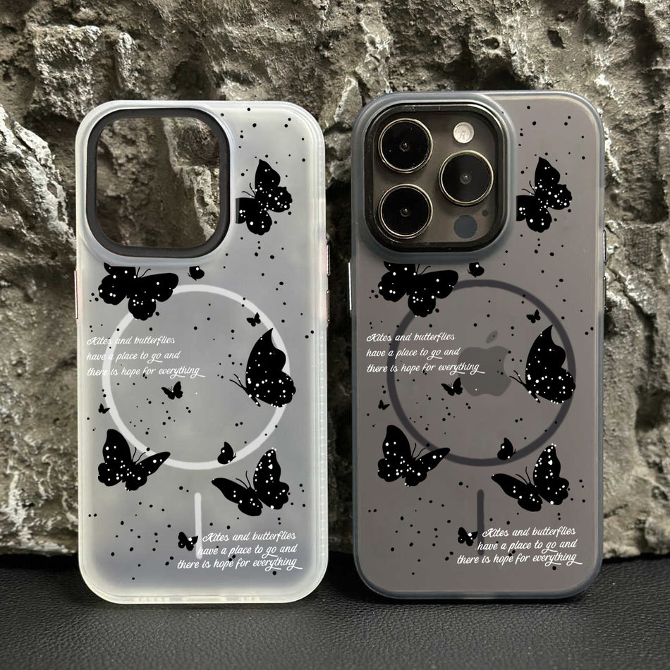 Butterfly Magnetic Anti-Fall Phone Case for Apple 17 Pro Max